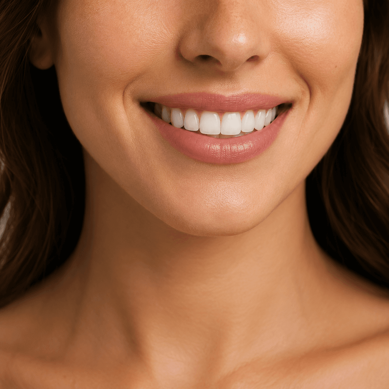 Cosmetic smile design result